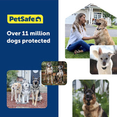 PetSafe Guardian GPS + Tracking Dog Fence Collar Pet Safe GPS Dog Collar Fence System, with App Waterproof Rechargeable Collar, Tracking for Dogs (Blue, Grey)