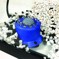 Penn-Plax Cascade Multi-Colored Rainbow LED Air Stone – Great Bubbler for Freshwater & Saltwater Aquariums – 2.5” Diameter