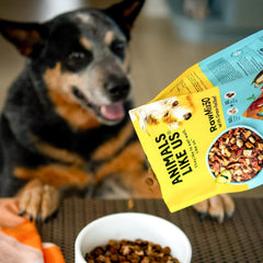 Animals Like Us - RawMix50 Premium Freeze-Dried Raw Grass-Fed Beef Recipe Dog Food, Protein Rich, Includes Kibble, Non-GMO, No Wheat or Corn
