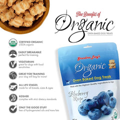 Grandma Lucy's Organic Oven Baked Blueberry Flavor Dog Treats