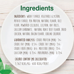 Nylabone Healthy Edibles Natural Dog Chews Long Lasting Roast Beef Flavor Treats for Dogs