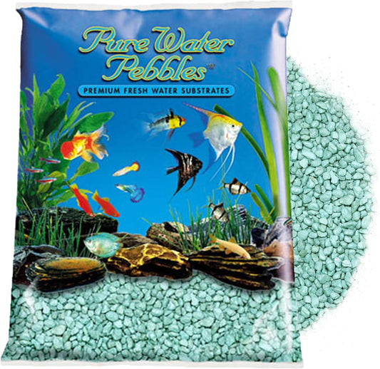 Turquoise Aquarium Gravel - 5 lbs - Non-Toxic, Colorfast, Vibrant Substrate for Aquariums, Terrariums, Ponds & Crafts