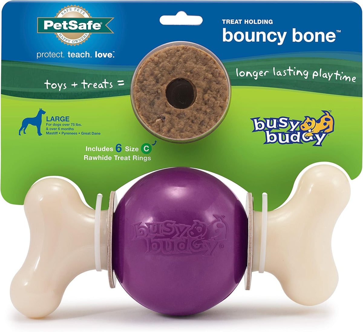 PetSafe® Busy Buddy® Bouncy Bone™, Treat Holding Dog Toy