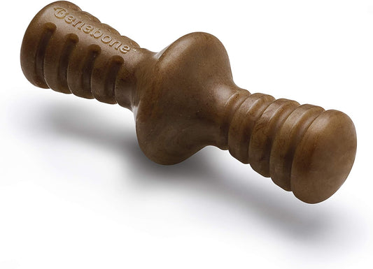 Benebone Zaggler Rolling Dog Chew Toy for Aggressive Chewers, Real Bacon, Made in USA