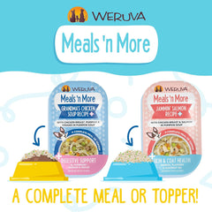 Weruva Meals 'n More Natural Wet Dog Food, Jammin' Salmon Plus Skin & Coat Health (Pack of 12)