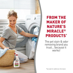 Nature's Miracle Laundry Boost Spot Treatment Stain and Odor Remover, 32 Oz., Laundry Pre-Wash Stain and Odor Remover