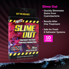 Fritz Aquatics Slime Out Treatment for Stains from Red Cyanobacteria in Fresh or Saltwater Aquariums