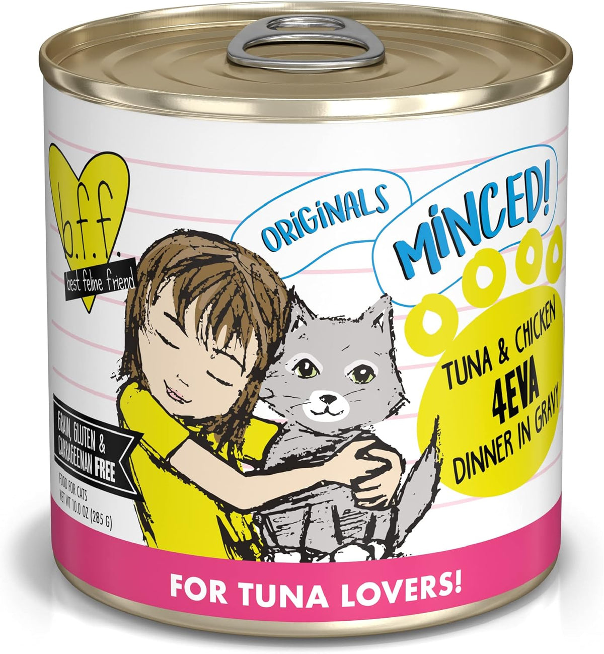 Weruva Best Feline Friend (B.F.F.) Tuna & Chicken 4-Eva with Tuna & Chicken in Gravy Cat Food