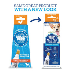 Brush Free Oral Gel for Dogs | Vet Formulated Dental Care with ProLong Technology | Cleans Teeth and Gums