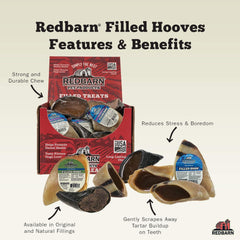 Redbarn Filled Hooves-Beef for Dogs 1ea/1.8 oz