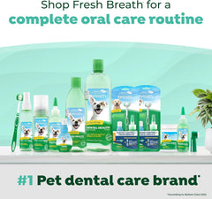 TropiClean Fresh Breath Dog Toothpaste for Teeth Cleaning, Breath Freshener, Easy to Use Plaque & Tartar Remover Gel