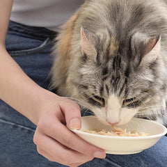 Inaba Chicken Broth, Shredded Chicken & Broth Side Dish/Topper for Cats with Vitamin E, 1.76 Ounce Pouch, 8 Pouches Total, Chicken and Tuna Recipe