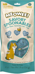 Savory Spoonables with Real Tuna, Chicken & Duck, Tube, Triple Flavor Squeezable Lickable Wet Treats for Cats with Built-in Spoon for Less Mess
