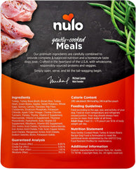 Nulo Gently-Cooked Meals Complete and Balanced Adult Wet Dog Food, Turkey & Green Bean, 9 Ounce, 8 Count