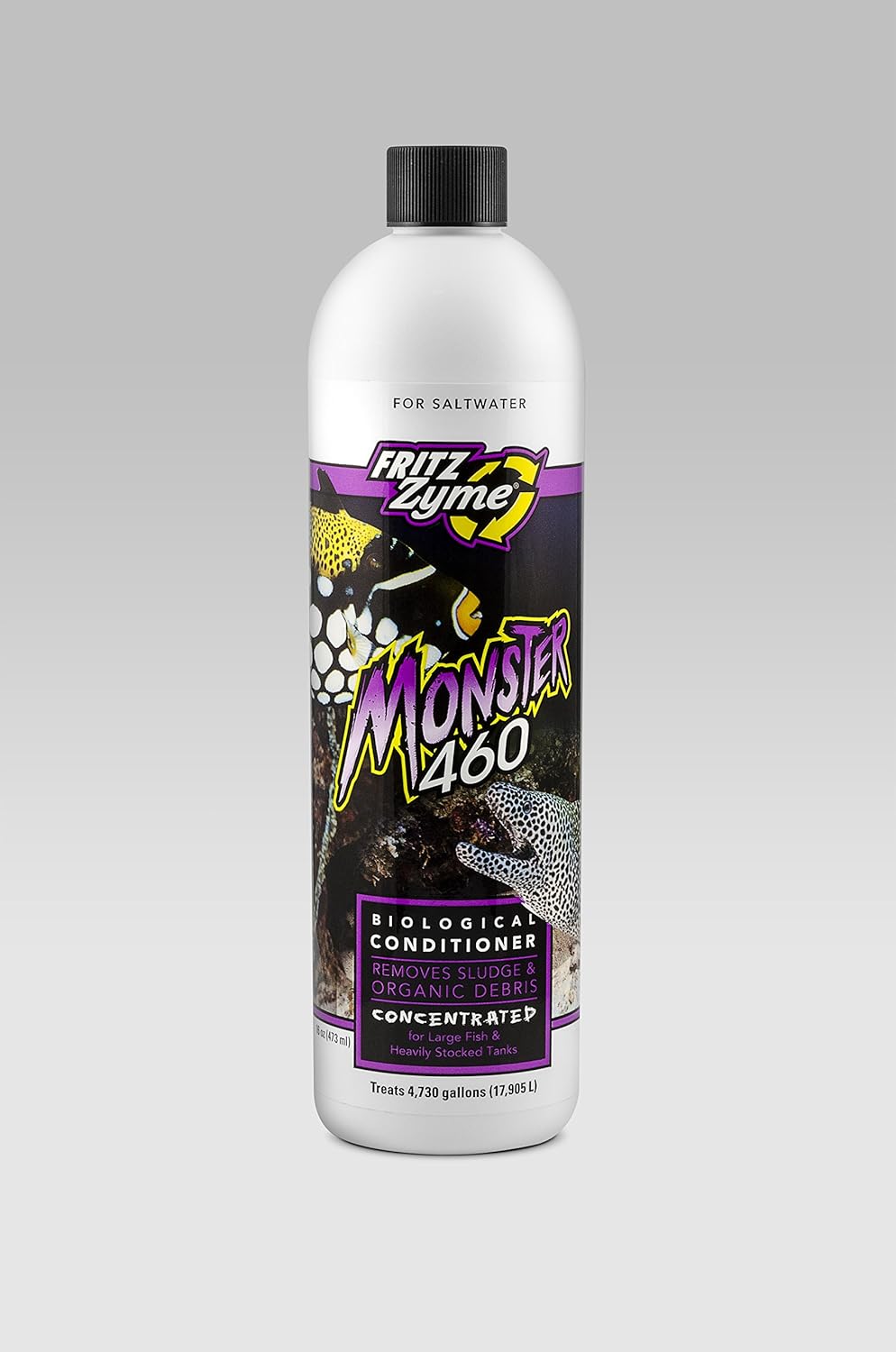 FritzZyme Monster 460 Concentrated Biological Conditioner for Salt Water Aquariums, 1 gal