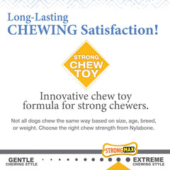Nylabone Gourmet Style Stick Strong Chew Toy for Puppies, Chicken Flavor, Medium - Up to 35 lbs, 1 Count