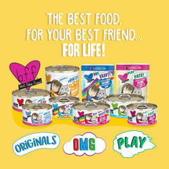 Weruva B.F.F. OMG - Best Feline Friend Oh My Gravy!, Chicken & Salmon Stir It Up with Chicken & Salmon in Gravy