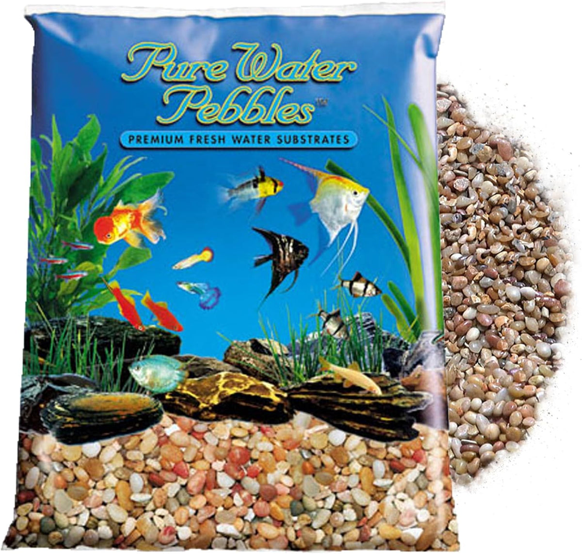 Cumberland River Aquarium Gravel - Non-Toxic, Colorfast, Vibrant Substrate for Aquariums, Terrariums, Ponds & Crafts