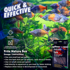 Fritz Aquatics Betta Botanicals for Betta and Community Fish Aquariums (Nature Box)