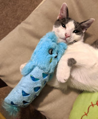 SPOT Hug'n Kick Shimmer Glimmer Cat Toy with Catnip Assorted Figures