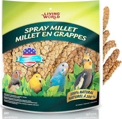 Living World – Millet Spray for Birds, 5 Pounds – Premium Treat for Budgies, Canaries, Finches, Cockatiels and Other Pet Birds