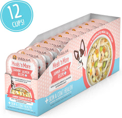 Weruva Meals 'n More Natural Wet Dog Food, Jammin' Salmon Plus Skin & Coat Health (Pack of 12)
