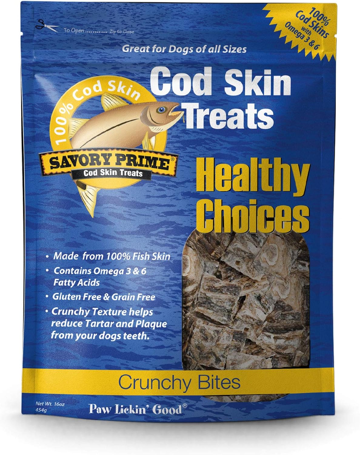 Savory Prime Cod Skin Crunchy Bites