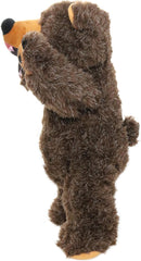 MIGHTY- Angry Animal Bear - Squeaker-Multiple Layers. Made Durable, Strong & Tough. Interactive Play (Tug, Toss & Fetch). Machine Washable & Floats