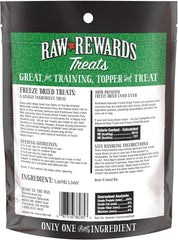 Northwest Naturals Raw Rewards Freeze-Dried Lamb Liver Treats for Dogs and Cats - Bite-Sized Pieces - Healthy, 1 Ingredient, Human Grade Pet Food, All Natural, Proudly Made in USA, 3 Oz