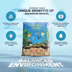 Cumberland River Aquarium Gravel - Non-Toxic, Colorfast, Vibrant Substrate for Aquariums, Terrariums, Ponds & Crafts