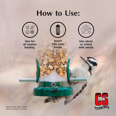 C&S Woodpecker Suet Nuggets 27 Ounces