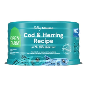 OPEN FARM DOG GRAIN FREE COD HERRING BLUEBERRY 7OZ 24 PACK