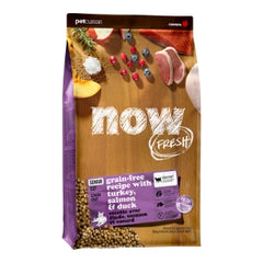 Now Fresh Grain-Free Senior Dry Cat Food with Turkey, Salmon & Duck, Premium Kibble Made with Real Meat & Fish, Chicken-Free Recipe, Supports Healthy Weight Management