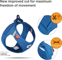 curli Vest Harness Clasp Air-Mesh Dog Harness (safe dog accessories, no pressure points, improved fit, harness with curli clasp buckle)
