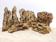 Lifegard Dragon Ohko Aquarium Rock , Brown