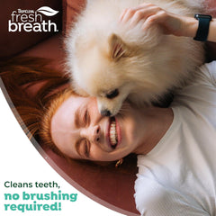 TropiClean Fresh Breath Dog Toothpaste for Teeth Cleaning, Breath Freshener, Easy to Use Plaque & Tartar Remover Gel