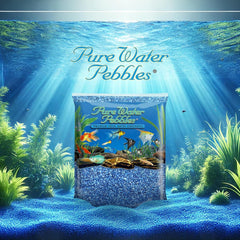 Marine Blue Aquarium Gravel - Non-Toxic, Colorfast, Vibrant Substrate for Aquariums, Terrariums, Ponds & Crafts