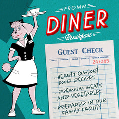Fromm Diner Breakfast Sam's Steak & Eggs Beef & Eggs Recipe in Gravy Dog Food - Premium Wet Dog Food - Beef Recipe - Case of 12 Cans