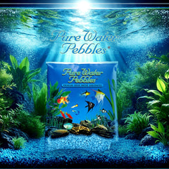 Heavenly Blue Aquarium Gravel - Non-Toxic, Colorfast, Vibrant Substrate for Aquariums, Terrariums, Ponds & Crafts