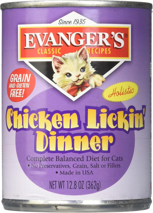 Evanger'S Chicken Lickin' Dinner - 12.8 oz, 12 pk