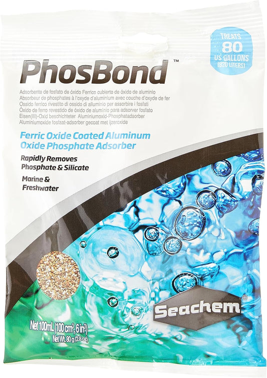 Seachem PhosBond Phosphate Silicate Remover Aquarium Filter Media, 100ml