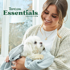 TropiClean Essentials Yuzu Fruit Moisturizing Shampoo for Dogs | Moisturize The Coat |