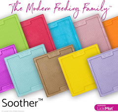 LickiMat Classic Soother Slow Feeder for Dogs Lick Mat Boredom Anxiety Reducer Perfect for Food Treats Yogurt Liquid Food Peanut Butter Fun Alternative to a Slow Feed Dog Bowl, Purple