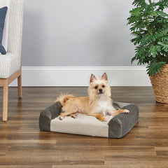 MidWest Homes for Pets Signature QuietTime® Memory Foam Dog Bed Sofa, Ideal for Small Dog Breeds