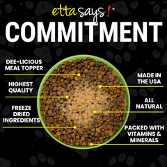 Etta says! Liver Sprinkles for Dogs - High Protein Food Topper - Boosts Flavor - 100% Natural and Made in USA