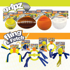 Nylabone Power Play Tug-a-Ball 2-in-1 Ball and Tug Toy, Play Toy for Dogs