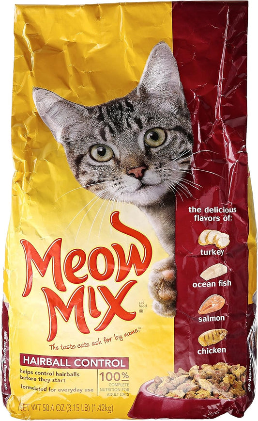 Meow Mix Cat Food, Hairball Control