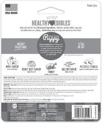 Nylabone Healthy Edibles Natural Puppy Chews Long Lasting Treats for Puppies, Roast Beef, Apple & Bacon Flavor