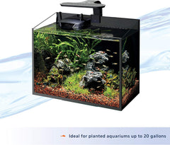 Aqueon Clip-On LED Aquarium Fish Tank Light for Planted Growing Plants for Up To 20 Gallon Aquariums