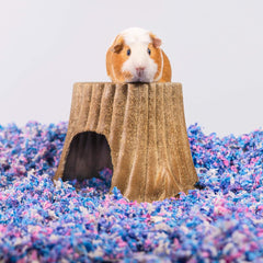 Americas Choice Uber Soft Paper Pet Bedding for Small Animals, Confetti, 36L